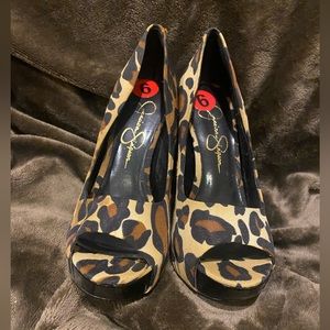 Leopard Jessica Simpson Heels
